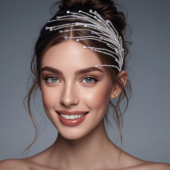 Elegant Rhinestone Headband - Picture 2 of 6